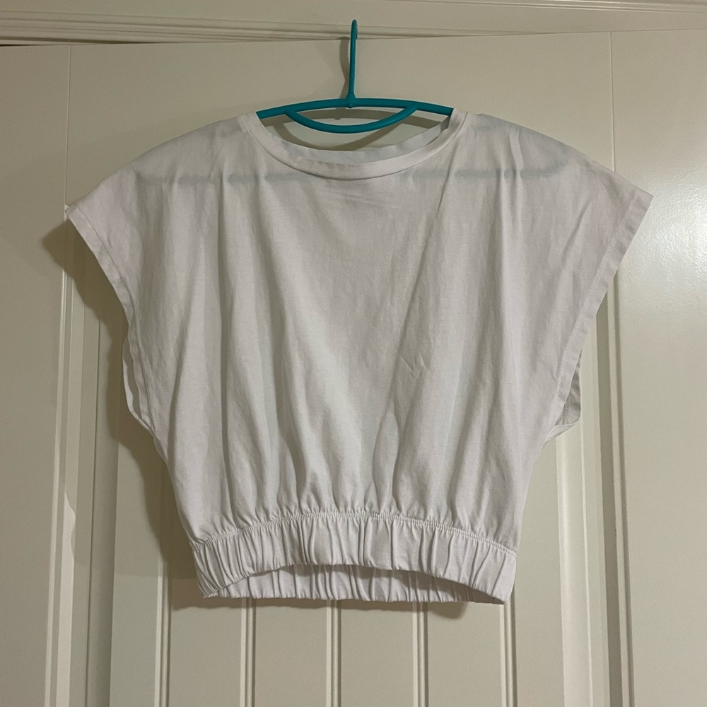 White Zara Crop Top